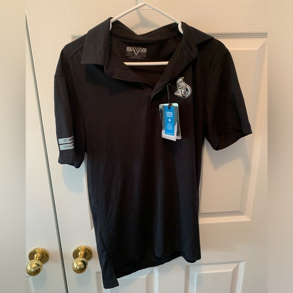 Men’s Ottawa Senators NHL Polo Shirt Size Small Levelwear NWT - Picture 2 of 10